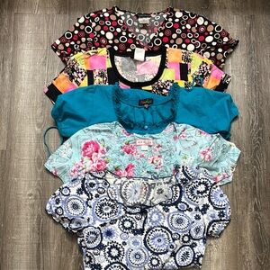 Colorful Women's Scrub Tops Collection